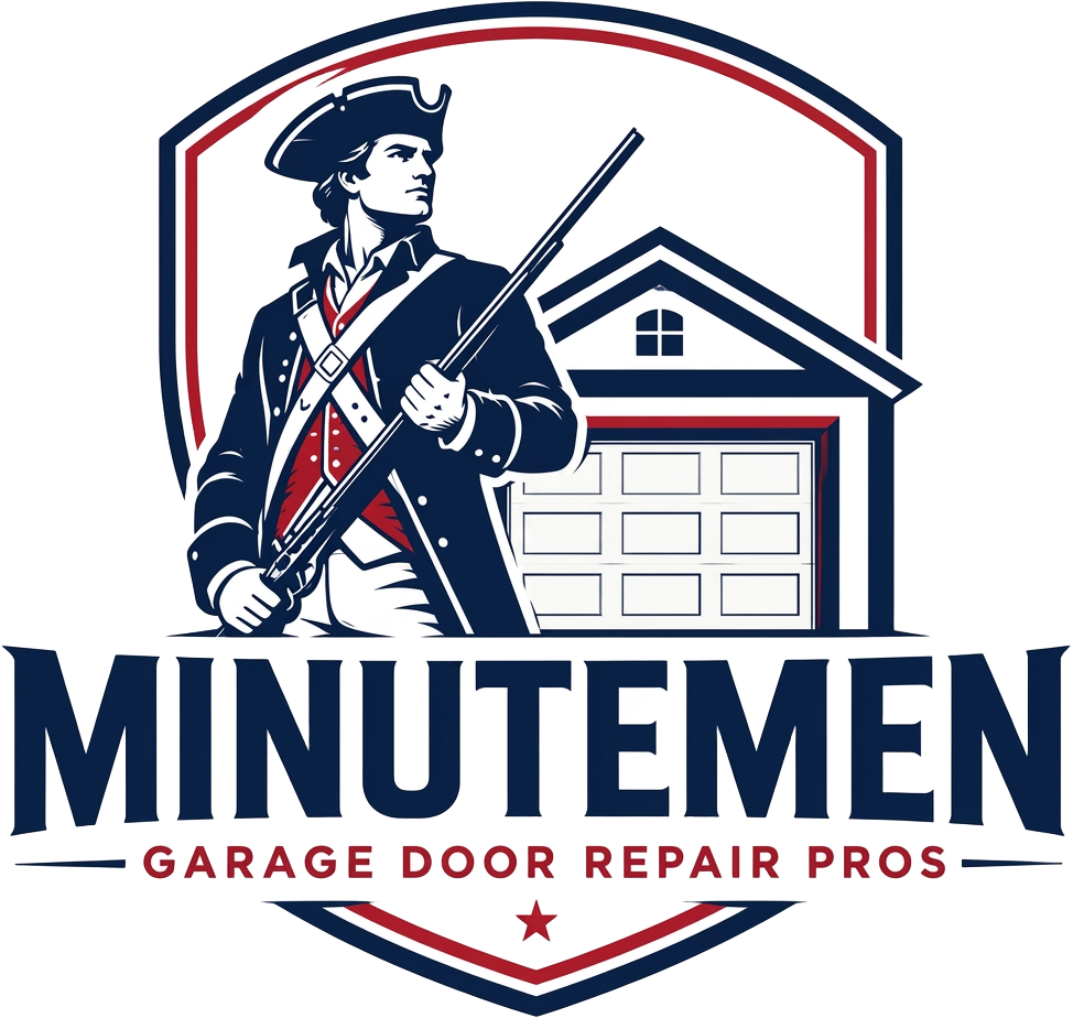 Minutemen Garage Door Repair Pros shield emblem